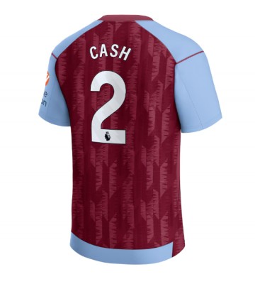 Aston Villa Matty Cash #2 Hemmatröja 2023-24 Kortärmad